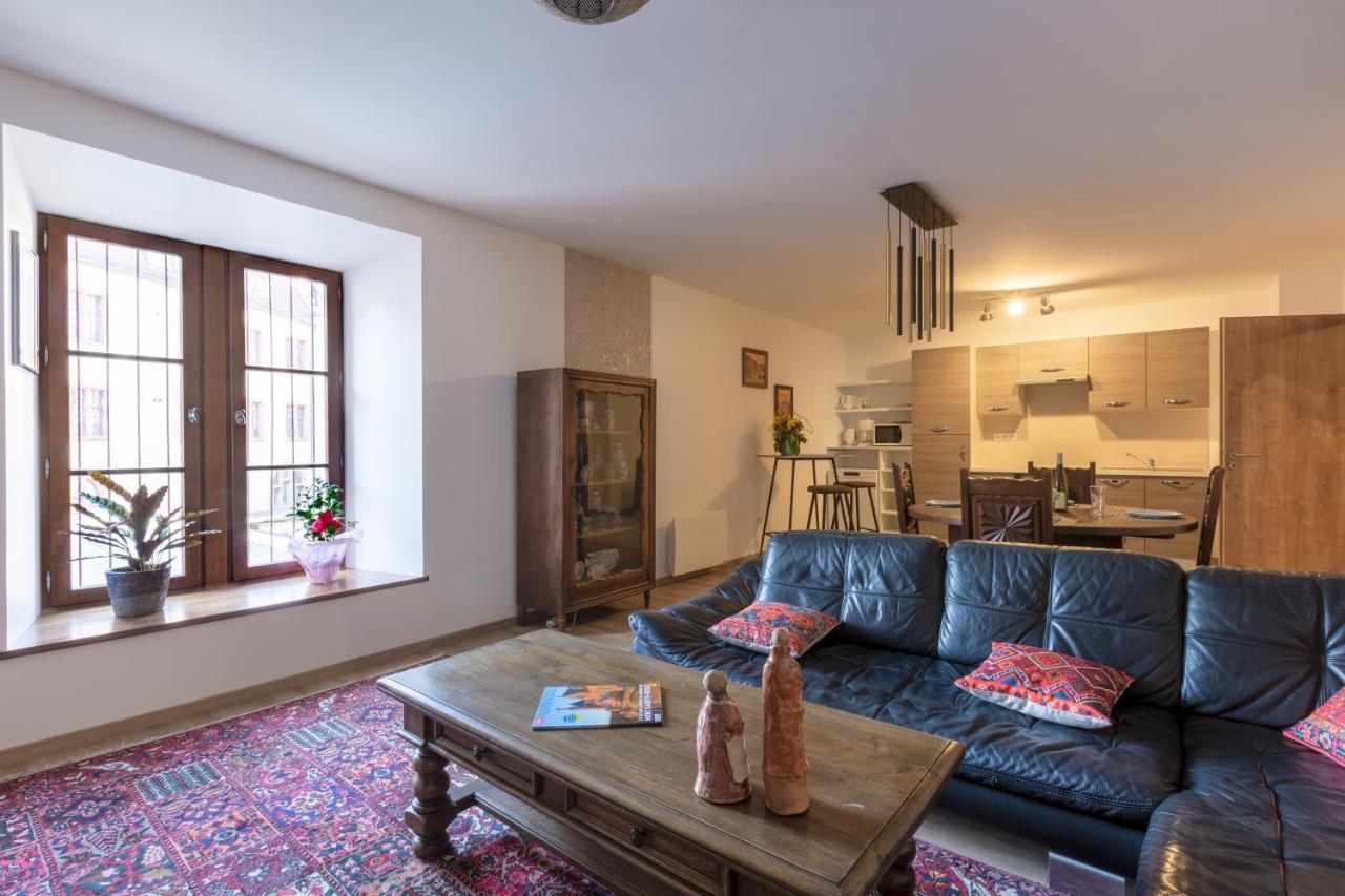 Le Rhenanus Jacques Taurellus - Appartement Duplex Au Calme - Centre Ville - Parking Gratuit Sélestat Екстериор снимка