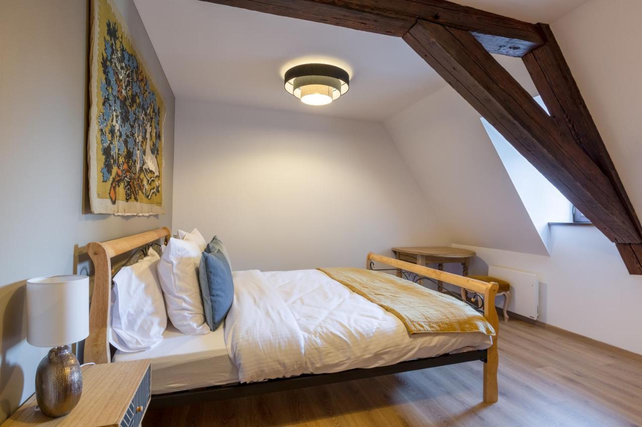 Le Rhenanus Jacques Taurellus - Appartement Duplex Au Calme - Centre Ville - Parking Gratuit Sélestat Екстериор снимка